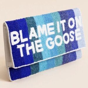 BLAME IT ON THE GOOSE BEADED BAG